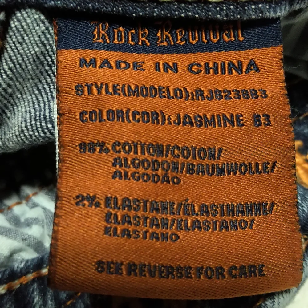 Rock Revival Blue Jeans Syle Jasmine - Size 28
